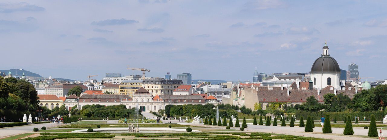 Vienna panorama from Belvedere