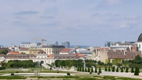 Vienna panorama from Belvedere