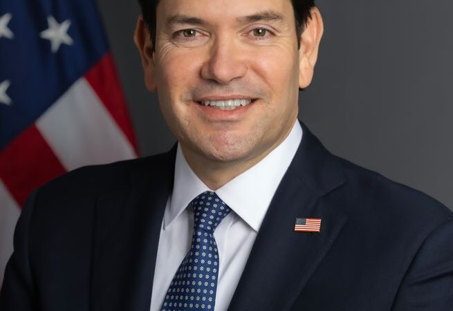 US Secretary of State Marco Rubio official portrait
