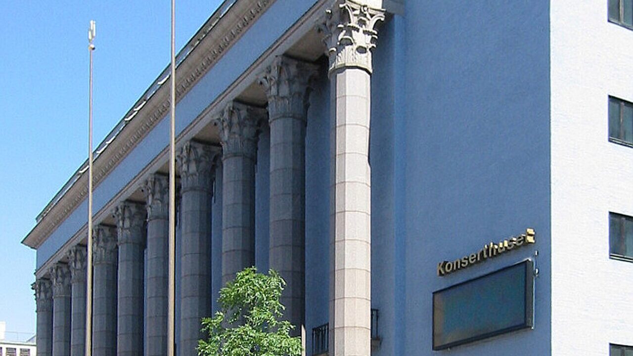 Stockholm Concert Hall where Nobel Prizes are awarded